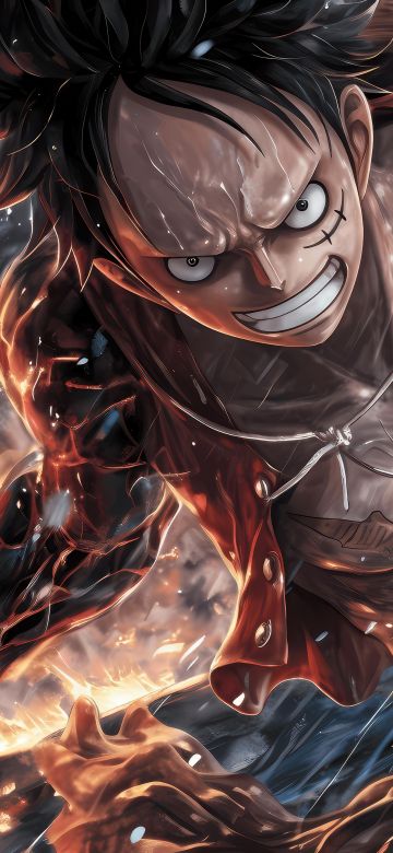 Monkey D. Luffy, Dramatic, Sun God Nika, 5K, One Piece