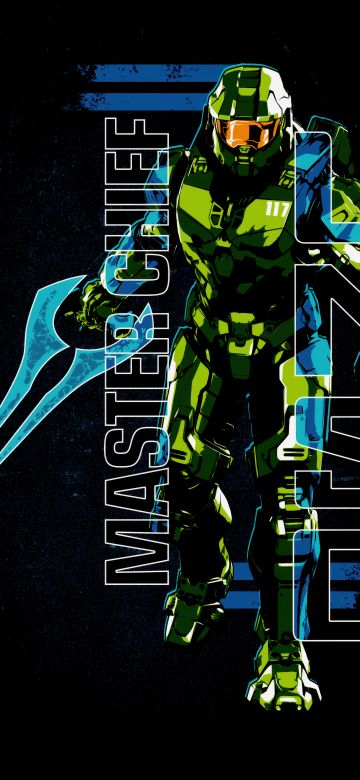 Master Chief, AMOLED, Halo, Spartan, Black background, 5K, 8K