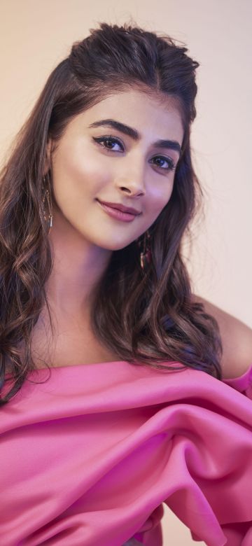 Pooja Hegde, Indian actress, Bollywood actress, Portrait, 5K