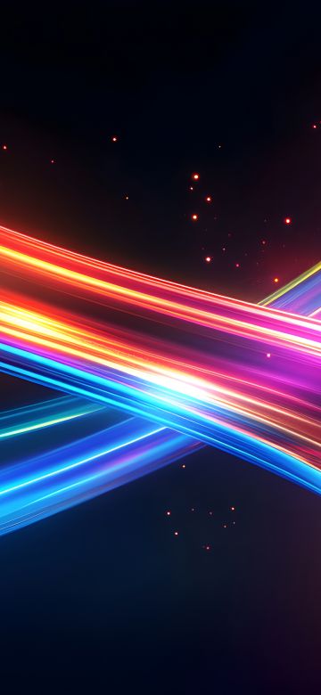 Infinity, Neon trails, Dynamic, Energy, Galaxy, Futuristic, 5K, 8K, Cosmic, Colorful background