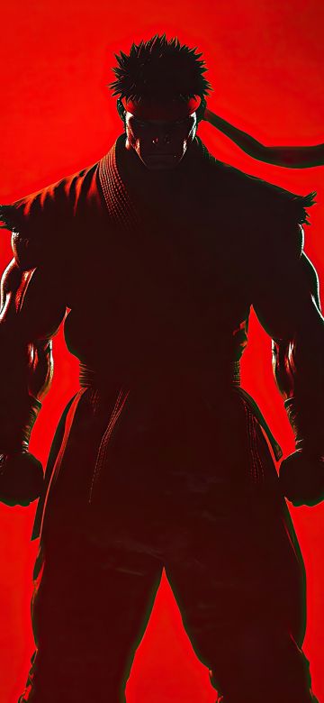 Ken Masters, Street Fighter 6, Red background, 5K