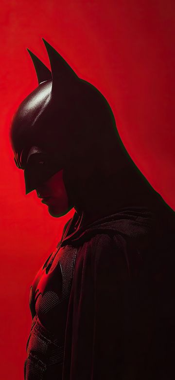 Batman, Red aesthetic, 5K, Red background, DC Superheroes