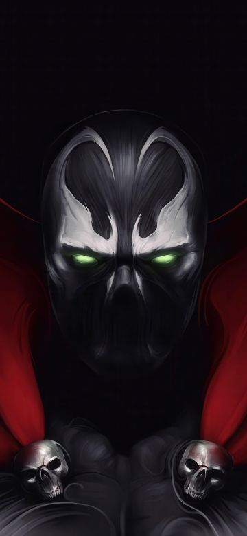 Spawn, Dark background, 5K