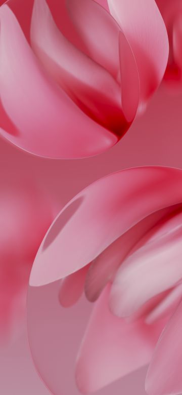 Google Pixel 9a, Pink aesthetic, Stock, 5K, Macro, Modern art, Contemporary, Bubbles, Marbles