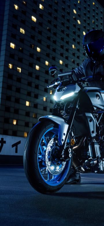 Yamaha MT-07, 2025, Night, 5K