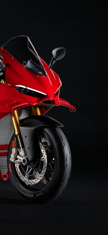 Ducati Panigale V4 S, 2025, Dark background, Sports bikes, 5K