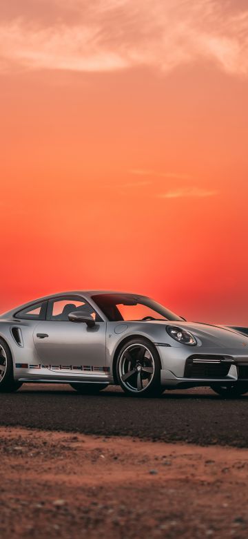 Porsche 911 Turbo Remastered by Sonderwunsc, Classic cars, Sunset