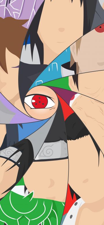 Sharingan eye, Naruto, Faceless, Sasuke Uchiha, Naruto Uzumaki, Madara Uchiha, Itachi Uchiha, Artwork, 5K, 8K