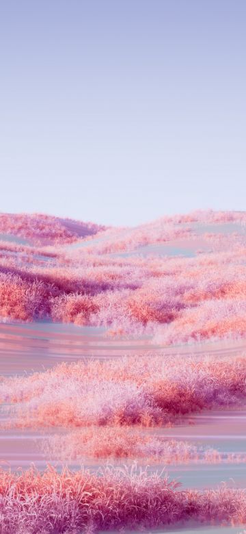 Landscape, Pink aesthetic, Surreal, Digital Art, 5K, Microsoft Design