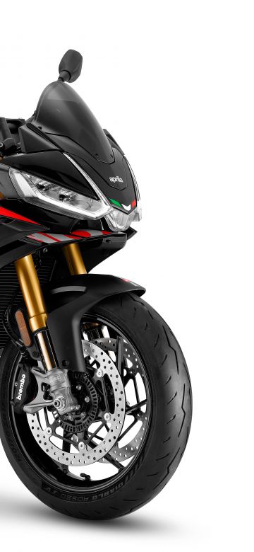 Aprilia Tuono 660 Factory, 2025, White background, Sports bikes, 5K