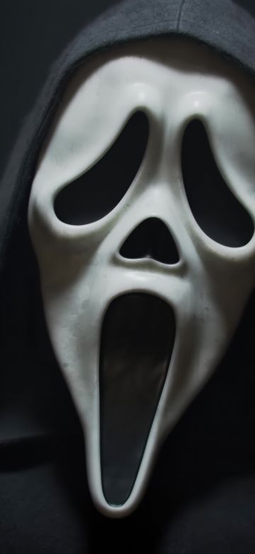 Ghostface, Mortal Kombat 1: Khaos Reigns, Dark background, 5K