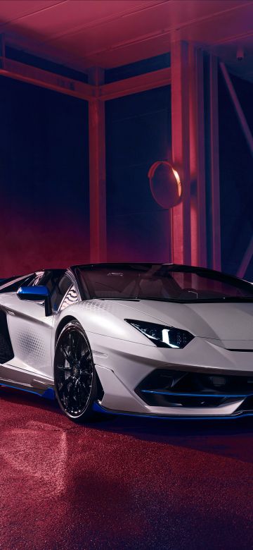 Lamborghini Aventador SVJ Roadster, 8K, 2020, 5K