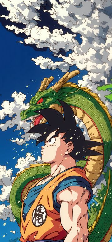 Son Goku, Shenron, Dragon Ball Z, 5K