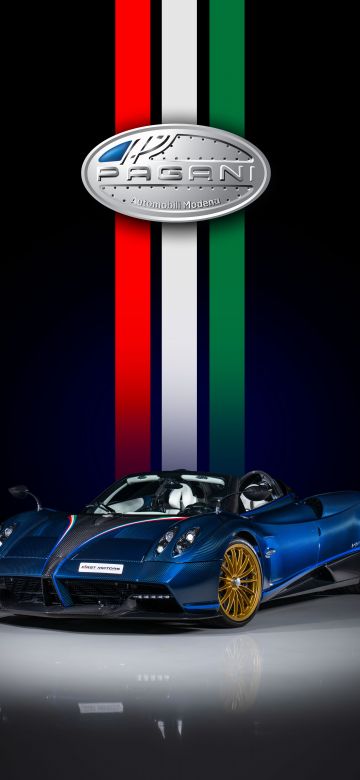 Pagani Huayra Roadster, Dark aesthetic, Supercar, Dark background