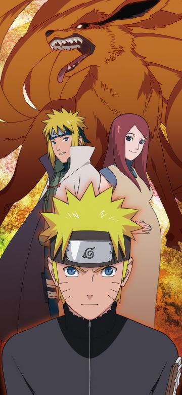 Naruto Uzumaki, Family, Minato Namikaze, Kushina Uzumaki, Kurama, 5K