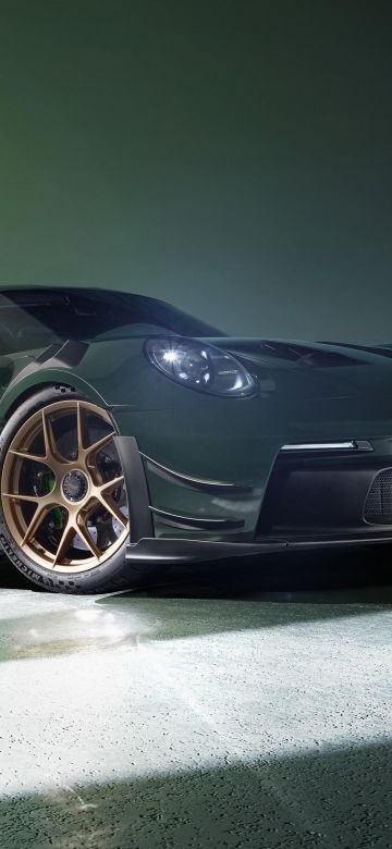 Porsche 911 GT3 RS, Manthey Kit, 5K, Green aesthetic