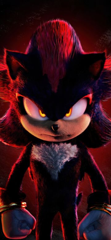 Shadow the Hedgehog, 8K, Sonic the Hedgehog 3, 2024 Movies, 5K, Dark background