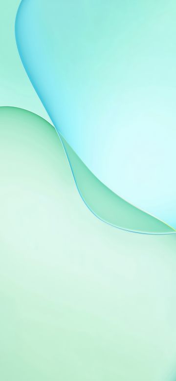 Soft, Gradient Abstract, 5K, Xiaomi Pad 7, Stock, Cyan background