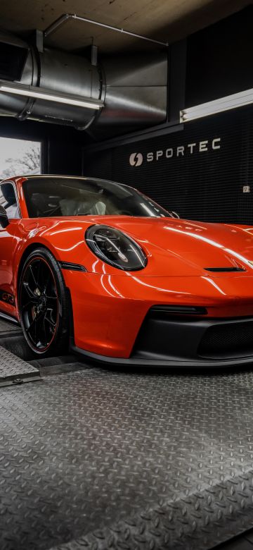 Porsche 911 GT3, Clubsport, 5K, Orange cars