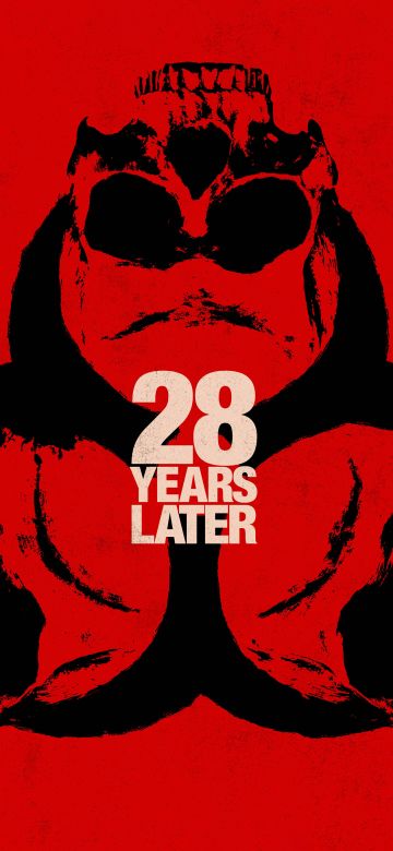 28 Years Later, 8K, 2025 Movies, Red background, 5K