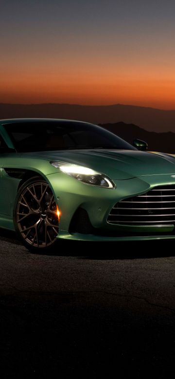 Aston Martin DB12, Sunset, 2025, 5K, 8K, Supercars