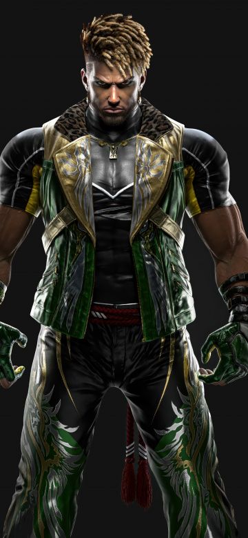 Eddy Gordo (Tekken 8), 12K, Dark background, 5K, 8K, 10K, Tekken 8, Eddy Gordo