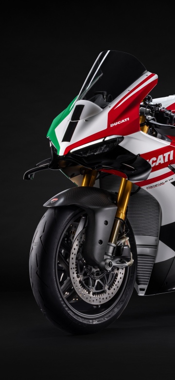 Ducati Panigale V4 Tricolore, 2025, Sports bikes, 5K, 8K, Dark background