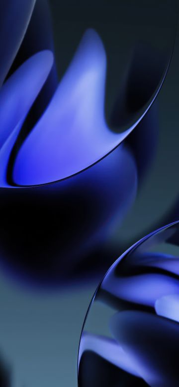 Lilac, Abstract art, Dark blue, 5K, Blue aesthetic, Dark aesthetic