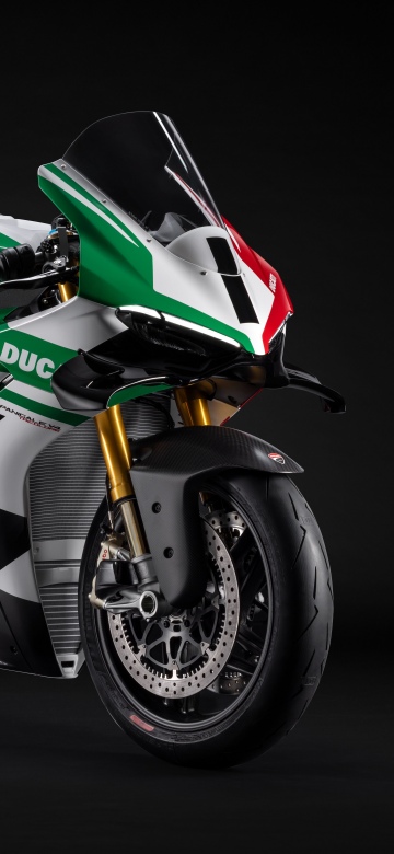 Ducati Panigale V4 Tricolore, 8K, 2025, Dark background, 5K