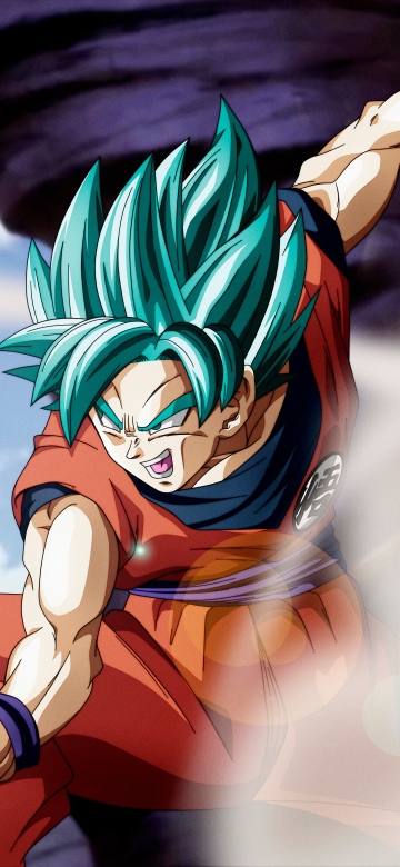 Goku SSGSS, Super Saiyan Blue, Goku, Dragon Ball FighterZ, 5K, 8K