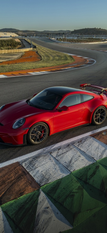 Porsche 911 GT3, Guards Red, Red cars, Race track