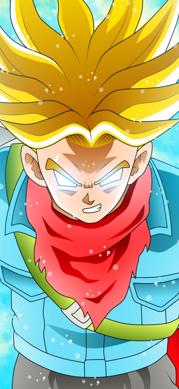 Super Saiyan Rage, Trunks, Dragon Ball Super, 5K