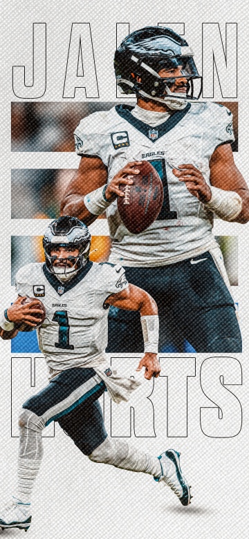 Philadelphia Eagles, Jalen Hurts 8K Wallpaper