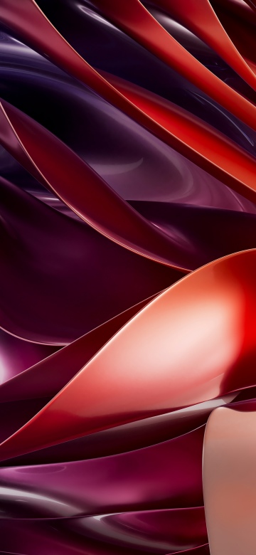 Glossy, Abstract art, 3D Render, Colorful, Waves, Dynamic, 5K