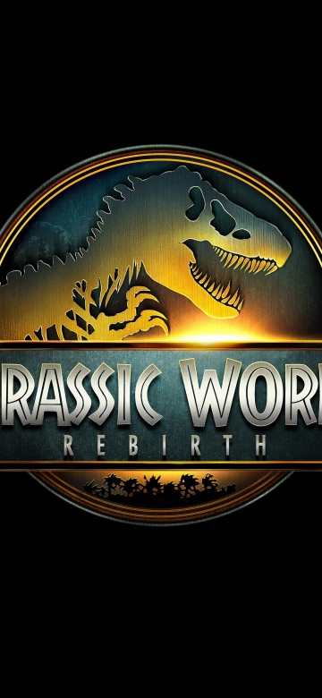 Jurassic World Rebirth, Black background, 2025 Movies, 5K, 8K