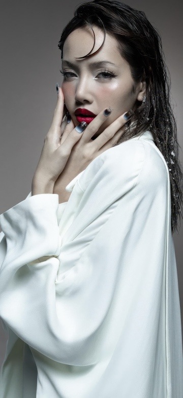 Lisa, Grey background, V Magazine, 5K, Fashion