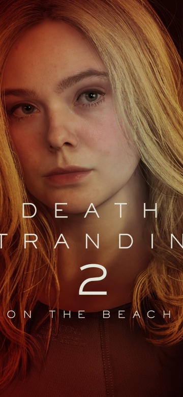 Death Stranding 2: On the Beach, Elle Fanning, 2025 Games, PlayStation 5, 5K, Dark background