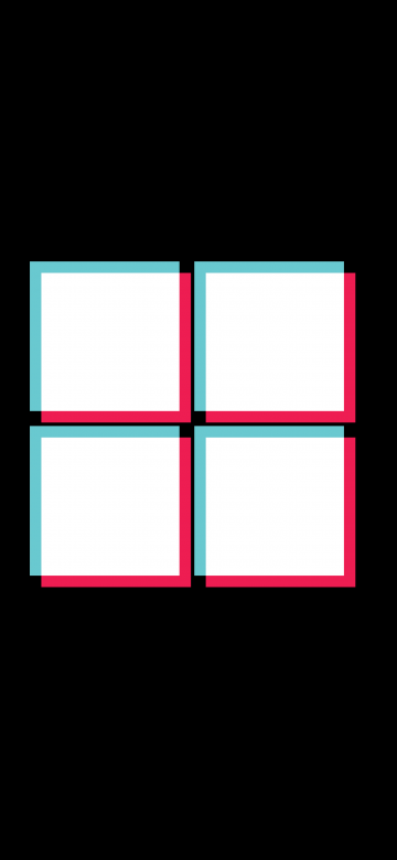 Windows logo, TikTok, Black background, AMOLED, 5K