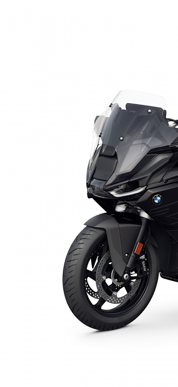BMW R 1300 RT Triple Black, 2025, Touring bike, BMW R 1300 RT, White background