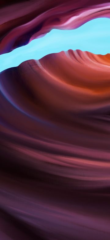 Antelope Canyon, Colorful, Artwork, 5K