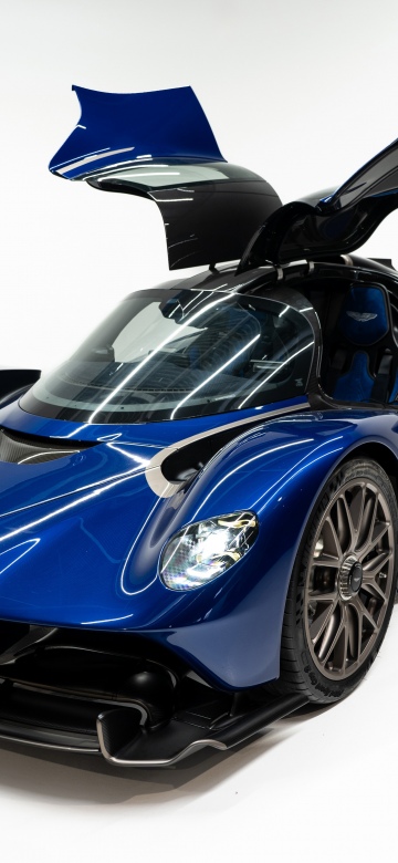 Aston Martin Valkyrie, 8K, Hybrid sports car, 5K, White background