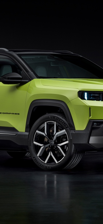 Jeep Compass e, First Edition, 5K, 8K, Dark background, Electric SUV