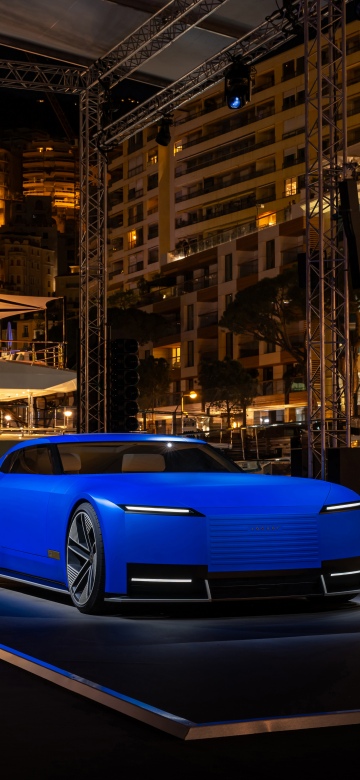 Jaguar Type 00, Monaco, Night City, Concept cars, 5K, 8K, French Ultramarine