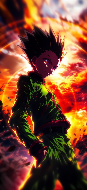 Gon Freecss, Intense, Hunter x Hunter, 5K