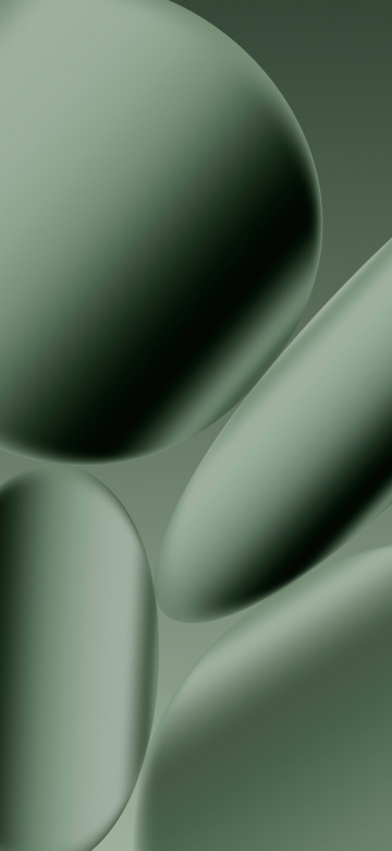 Google Pixel 10 Pro XL, Green dark wallpaper