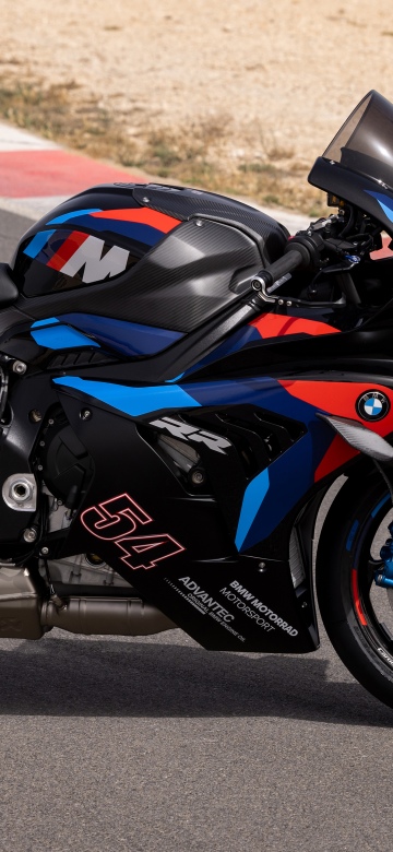 BMW M 1000 RR, Racing motorcycle, Asphalt, 5K, Sports bikes