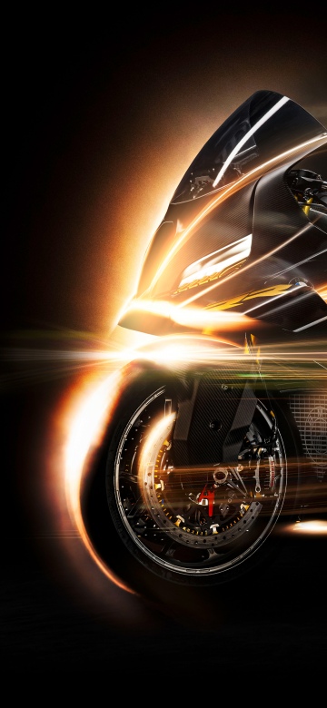 BMW Motorrad Concept RR, 8K, 2026, 5K, Dark background
