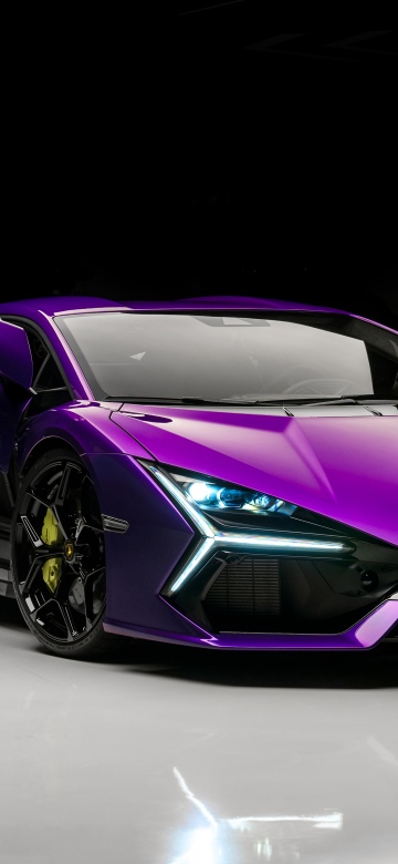 Lamborghini Revuelto, Purple aesthetic, 5K, 8K