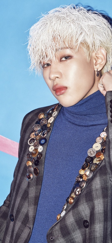 BamBam, Blue background 8K