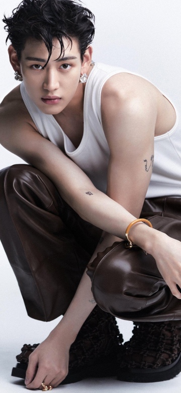 BamBam, White background, Thai singer